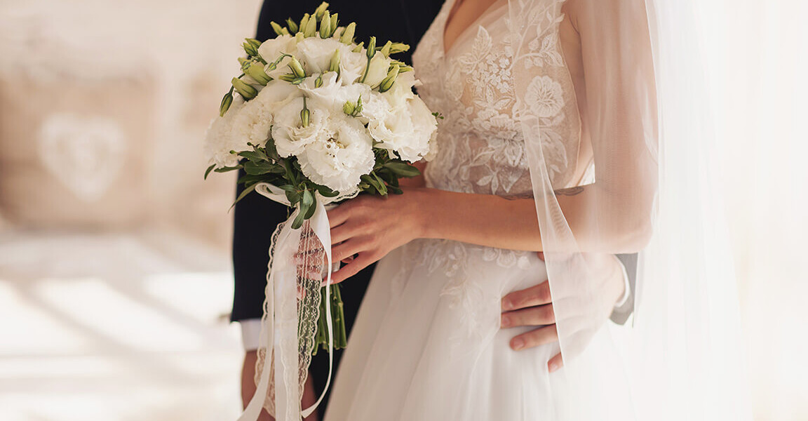 新郎新婦の写真