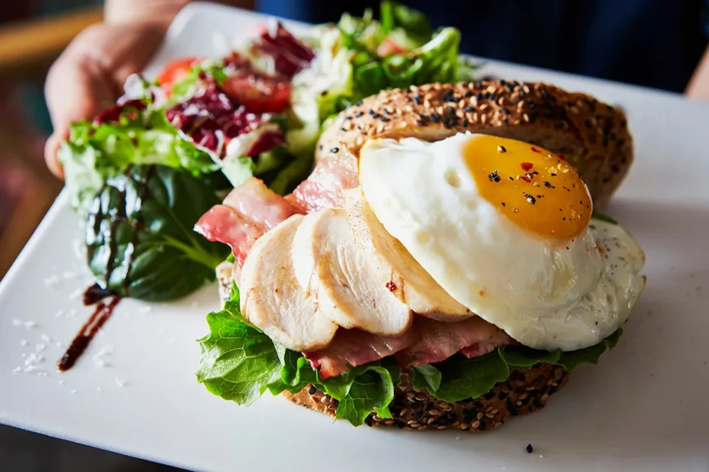 ハンバーガーの写真