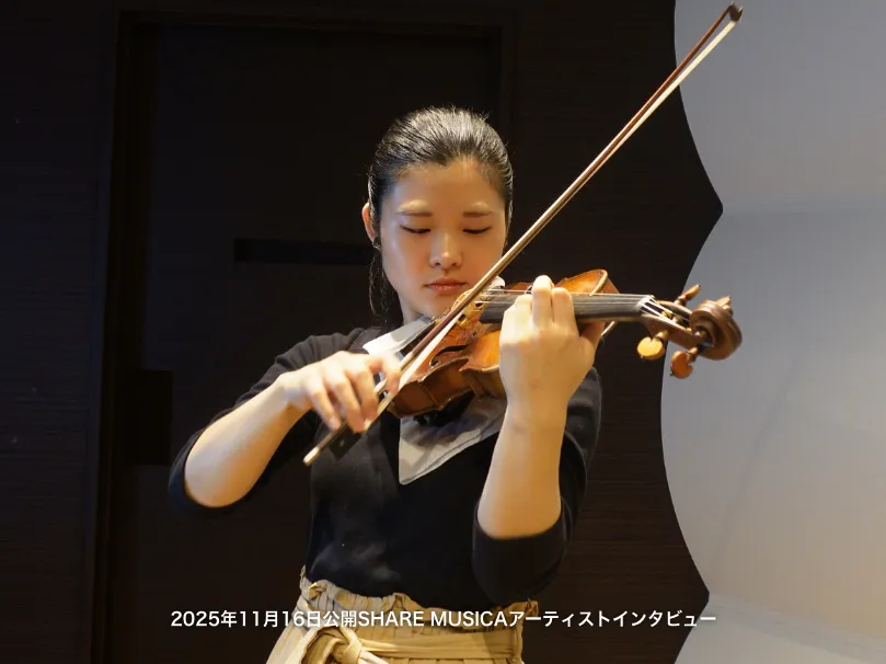 ヴァイオリニストの写真