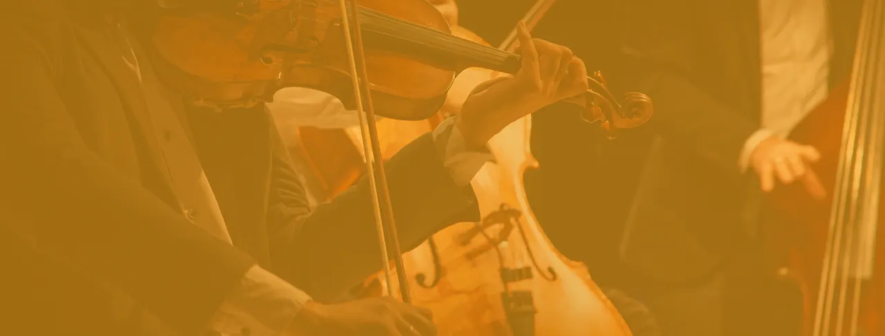 弦楽四重奏の演奏の様子